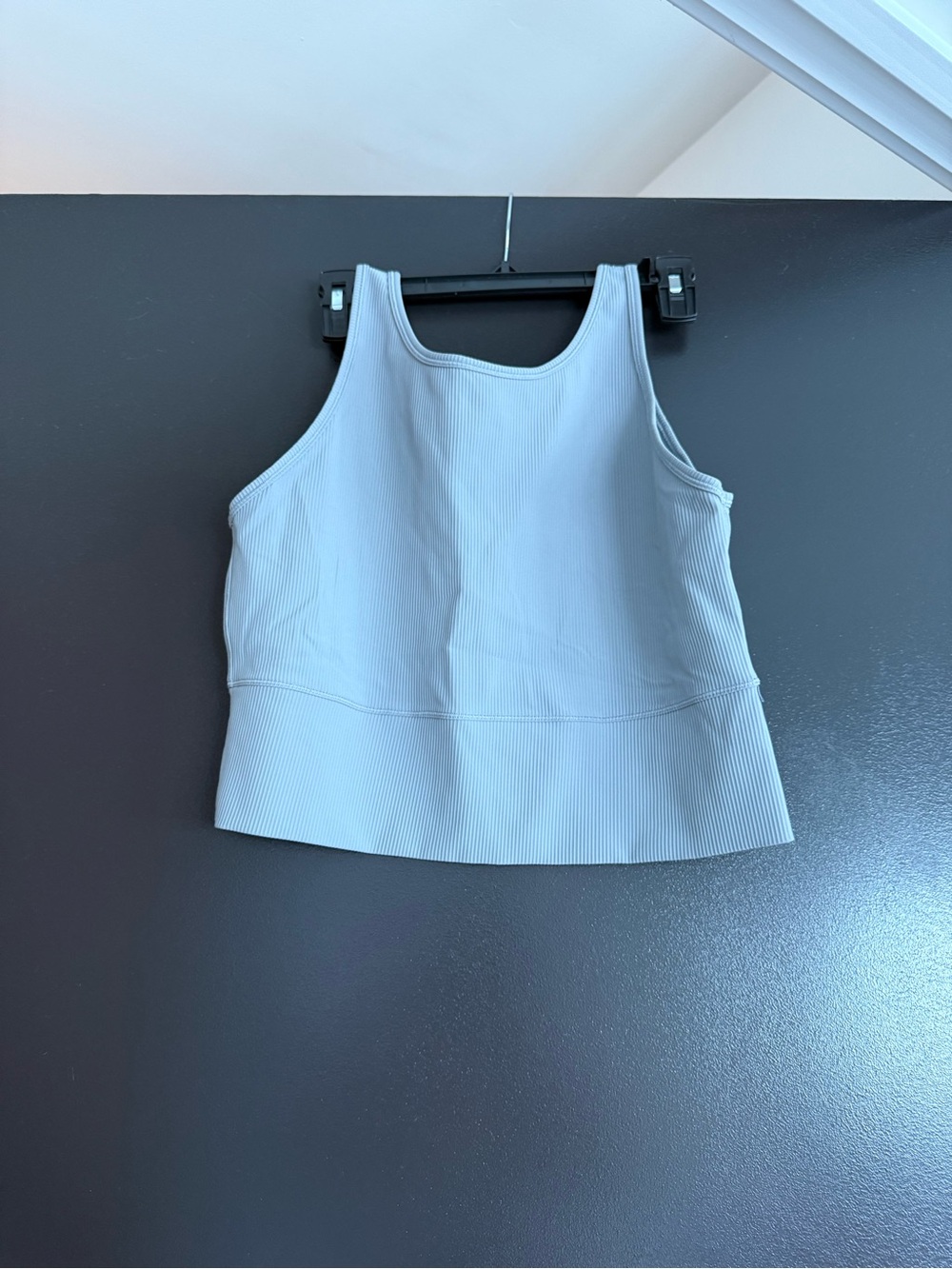 lululemon athletica Powder Blue Ribbed Crop Tank